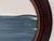 "Porthole" Abstract Art in Oval Antique Frame, Small Seascape Painting Transitional Wall Art by JTS For Sale - Image 4 of 9