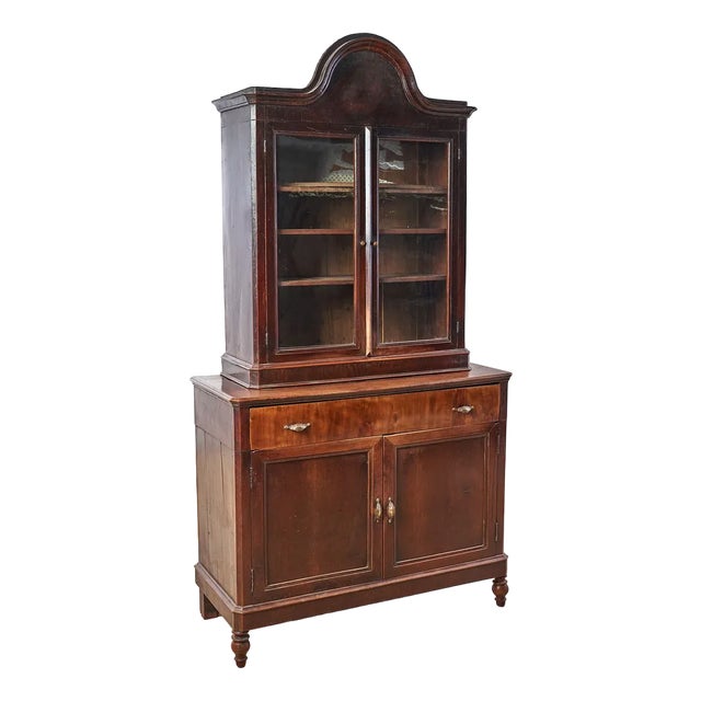 Vintage Cabinet with Showcase For Sale