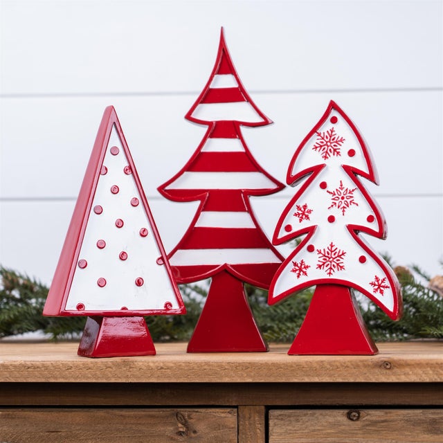 Add a touch of holiday magic to your home with this charming set of Whimsical Tabletop Christmas Trees! Designed to spread...