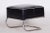 1930s Black Leather Footstool from Slezák, Czechia, 1930s For Sale - Image 5 of 14
