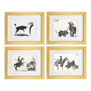 Pablo Picasso Set of Four Framed Toros Y Toreros