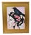 2020s Woman Portrait W/ Black Crow Painting Including the Antiqued Gold Wood Frame For Sale - Image 5 of 5