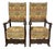 Pair of 19th Century Italian Renaissance Revival Walnut Armchairs For Sale