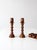 Vintage Modular Wood Candlestick Holders Pair For Sale - Image 14 of 18
