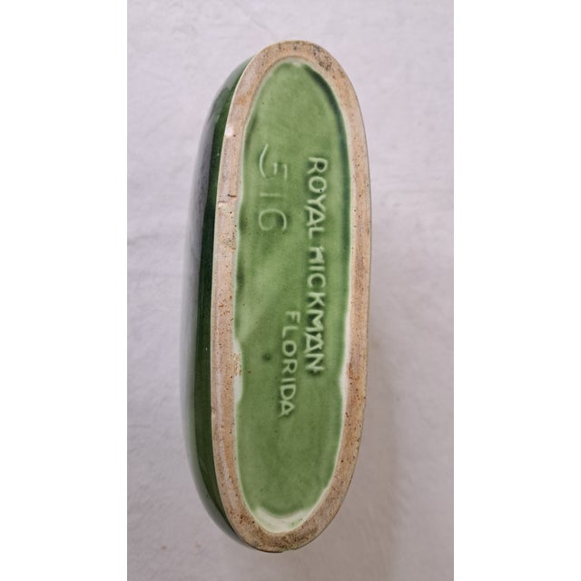 Emerald Royal Hickman Florida MCM Oval Pillow Planter, No. 516 For Sale - Image 8 of 12
