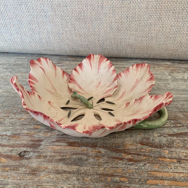 Vladimir Kanevsky for Slatkin Porcelain Flower Dish Chairish