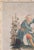 Wood 19th Century French Chinoiserie Chinese Export Style Watercolor Painting For Sale - Image 7 of 18