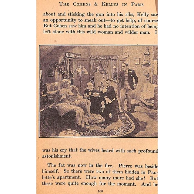 "The Cohens and Kellys in Paris" Book 1928 Sidney, George and Macdonald, J. Farrell For Sale - Image 4 of 9