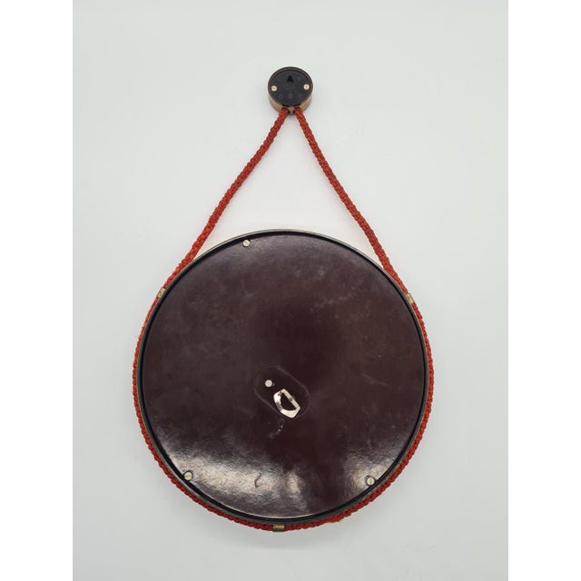 Ruby-Colored Wall Clock from UPG Halle, East Germany, 1960s-1970s For Sale - Image 9 of 13