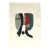 Ronald King Signed Screenprint Frankeleyn 1967 For Sale