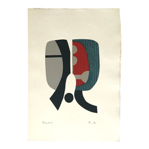 Ronald King Signed Screenprint Frankeleyn 1967