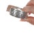 Late 20th Century 6.25" Vintage Native American hand stamped silver cuff bracelet For Sale - Image 5 of 11
