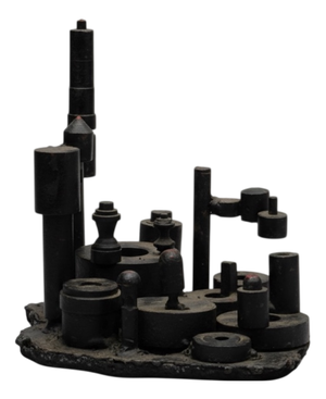 Rudolf Bucholt, Industrial Landscape Sculpture, 1960s, Metal
