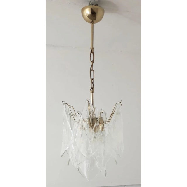 Mid 20th Century Murano "Vele" Chandelier by La Murrina For Sale - Image 6 of 8