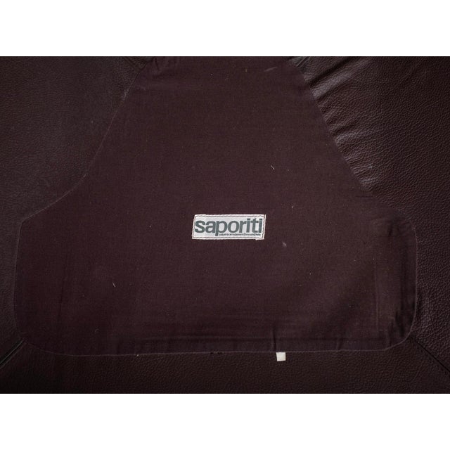 Leather "Confidential" Sofa by Alberto Rosselli for Saporiti For Sale - Image 15 of 17