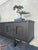 1960s Vintage Brutalist Black Stained Oak Sideboard from De Coene, 1960s For Sale - Image 5 of 18