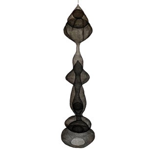 Contemporary Knitted Metal Hanging Sculpture For Sale