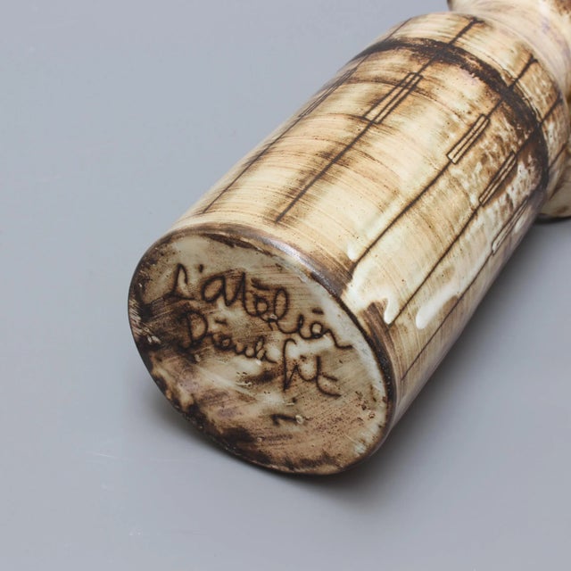 Mid-Century Ceramic Vase by Jacques Pouchain for Atelier Dieulefit, 1960s For Sale - Image 10 of 14