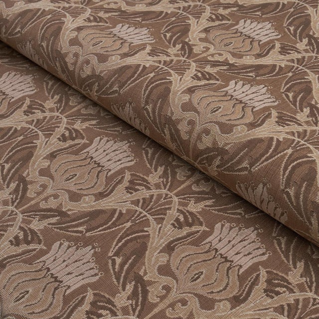 Schumacher Schumacher Rowallan Trellis Fabric In Bronze For Sale - Image 4 of 5