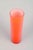 Swedish art glass Mouth-blown vase, 1970s. Elegant mouth-blown vase in bright orange glass with a tall, cylindrical shape....