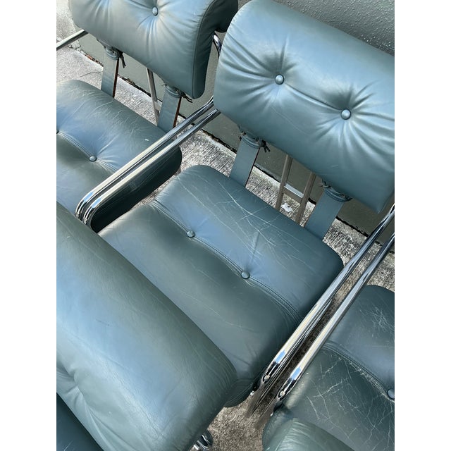 Late 20th Century Vintage Italian Guido Faleschini “Tucaroma”:Dining Chairs - Set of 6 For Sale - Image 5 of 12