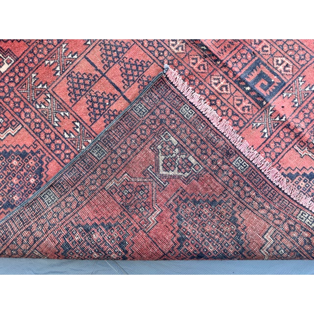 Rust Parda Hand-Knotted Wool Rug - 7'7" X 5'4" For Sale - Image 12 of 12