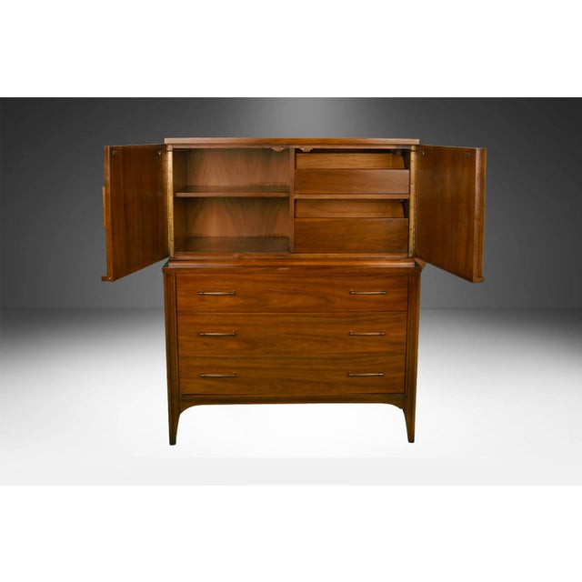 Mid Century Kent Coffey Perspecta Highboy Dresser For Sale - Image 9 of 15