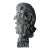 Late 20th Century Ancient Hawaiian Warrior Chief Vintage Ceramic Sculpture For Sale