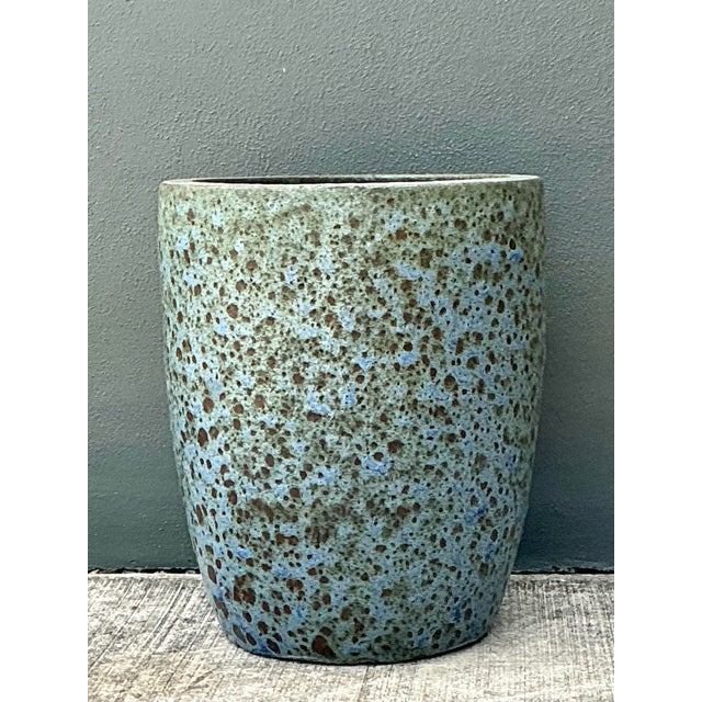 Vintage Lave Glaze Ceramic Planter For Sale - Image 12 of 12