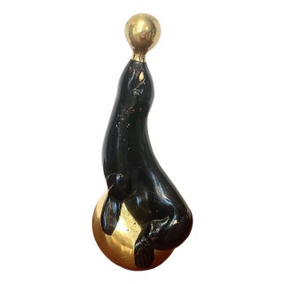 Vintage Brass Animal Sculpture attributed to APKO for SuperBrass, Netherlands, 1970s For Sale