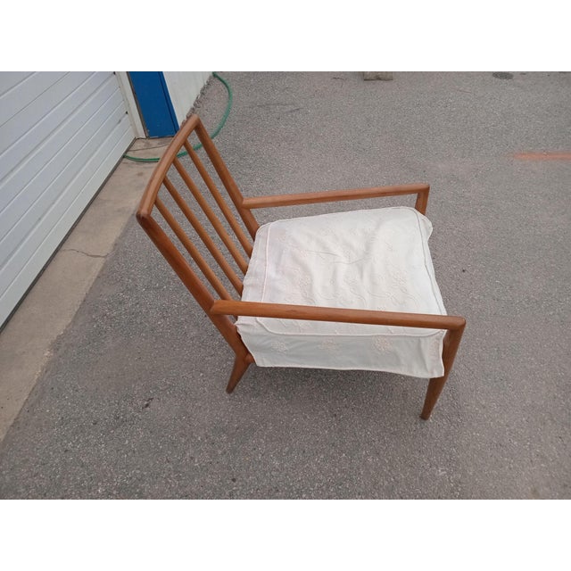 Mid-Century Modern t.h. Robsjohn-Gibbings for Widdicomb Lounge Chair For Sale In Philadelphia - Image 6 of 11