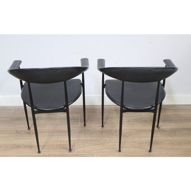 P40 Armchairs by Giancarlo Vegni & Gianfranco Gualtierotti for Fasem, Italy, 1980s, Set of 2 For Sale - Image 6 of 10