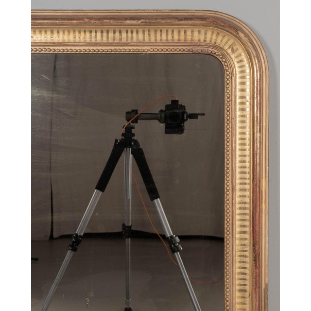 French 19th Century French Louis Philippe Gilded Mirror For Sale - Image 3 of 7