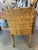 Brown Vintage Coastal Italian Wrapped Woven Rattan Cane Wicker Desk Drawers & Chair For Sale - Image 8 of 12