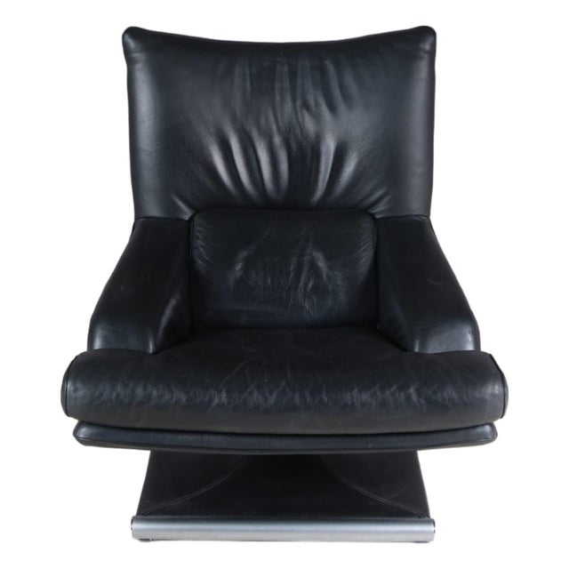 Lounge Chair by Mathias Hoffman for Rolf Benz, Germany, 1980s For Sale