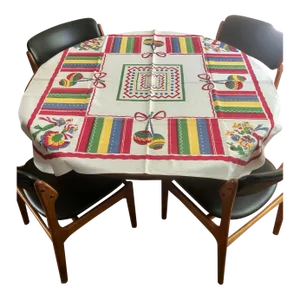 1940’s Vintage Mexican Theme Tablecloth