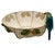 2000 - 2009 Vintage Tropical Raffia & Cane Fruit Bowl With Perched Parrot & Lemon Accents For Sale - Image 5 of 12