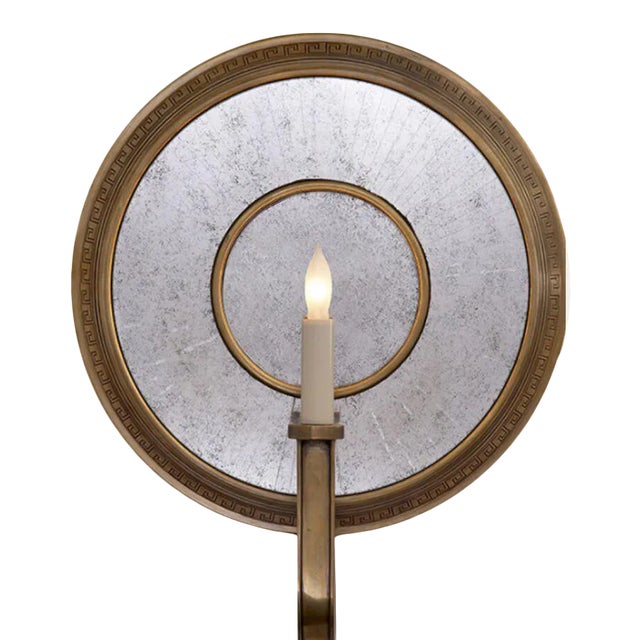 Modern Lilac Round Wall Sconce For Sale