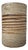 Vintage Cylindrical Vase in Striped Glazed Stoneware by Tue Poulsen, 1970s For Sale