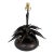 Agave Metal Sculpture Lamp Aged Bronze Finish For Sale