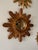 Mid 20th Century French Giltwood Coppery Sunburst Wall Mirror For Sale - Image 17 of 17