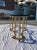Mastercraft Mastercraft Brass "Race Track" Coffee Table in Faux Bamboo For Sale - Image 4 of 13