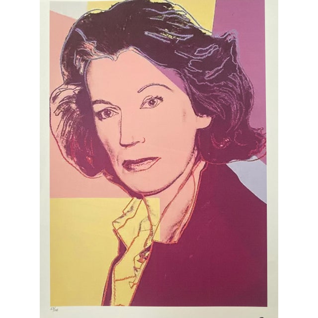After Andy Warhol, Milred Scheel, 1980s, Lithograph For Sale - Image 4 of 9