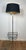 Mid-Century Modern 1950s Floor lamp in black lacquered metal and brass design with magazine rack For Sale - Image 3 of 12