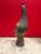 Vintage African head in bronze with intricate detail on all sides. Wonderful accent piece.