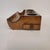 Empire Style Writing Set and Inkwell in Olive Root Wood and Gilt Bronze, France, Early 19th Century For Sale - Image 15 of 18