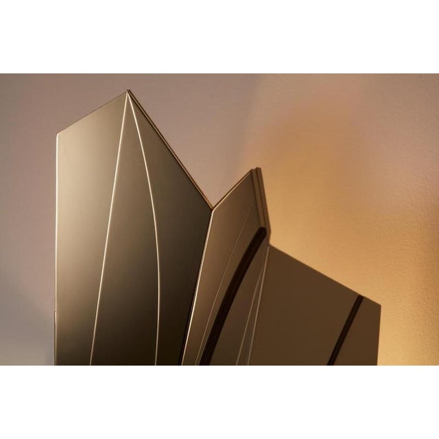 Geometric Cross Bitume 03 Wall Lamp by Jennifer Midoz For Sale - Image 6 of 6