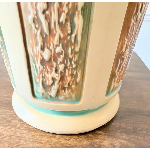 Mid-Century Modern Early 20th Century Roseville Florentine Umbrella Stand For Sale - Image 3 of 12