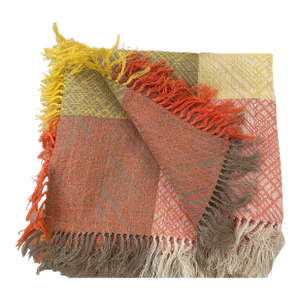 Vintage Handcrafted Wool Blanket, Poland