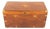 Antique Campaign Trunk Camphor Wood Military Chest, 1880 For Sale
